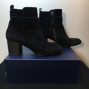 Splendid “Nilo” Black Suede Ankle Boots